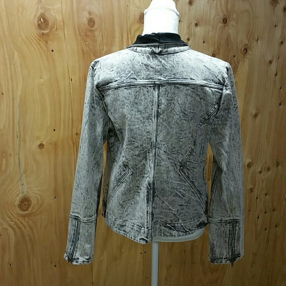 Ethereal Los Angeles grey denim jacket size L - Picture 4 of 7